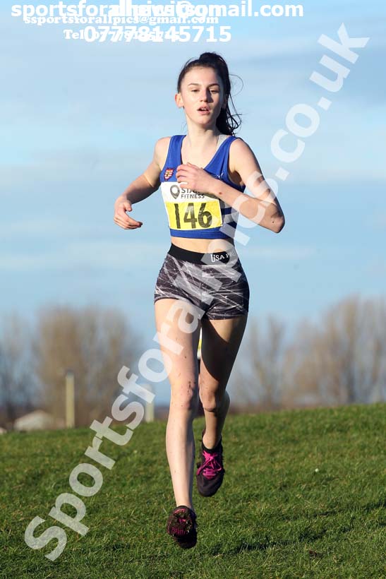 Girls under-15s Davison Shield, 2020 Sherman Cup/Davison Shield, Temple Park, South Shields.  Photo: David T. Hewitson/Sports for All Pics